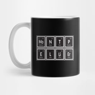 Montpellier City | Periodic Table of Elements Mug